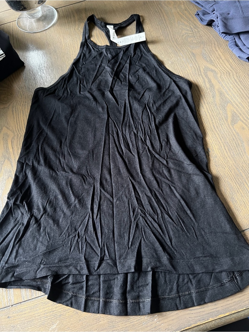 Lululemon Black Racerback Tank Top
